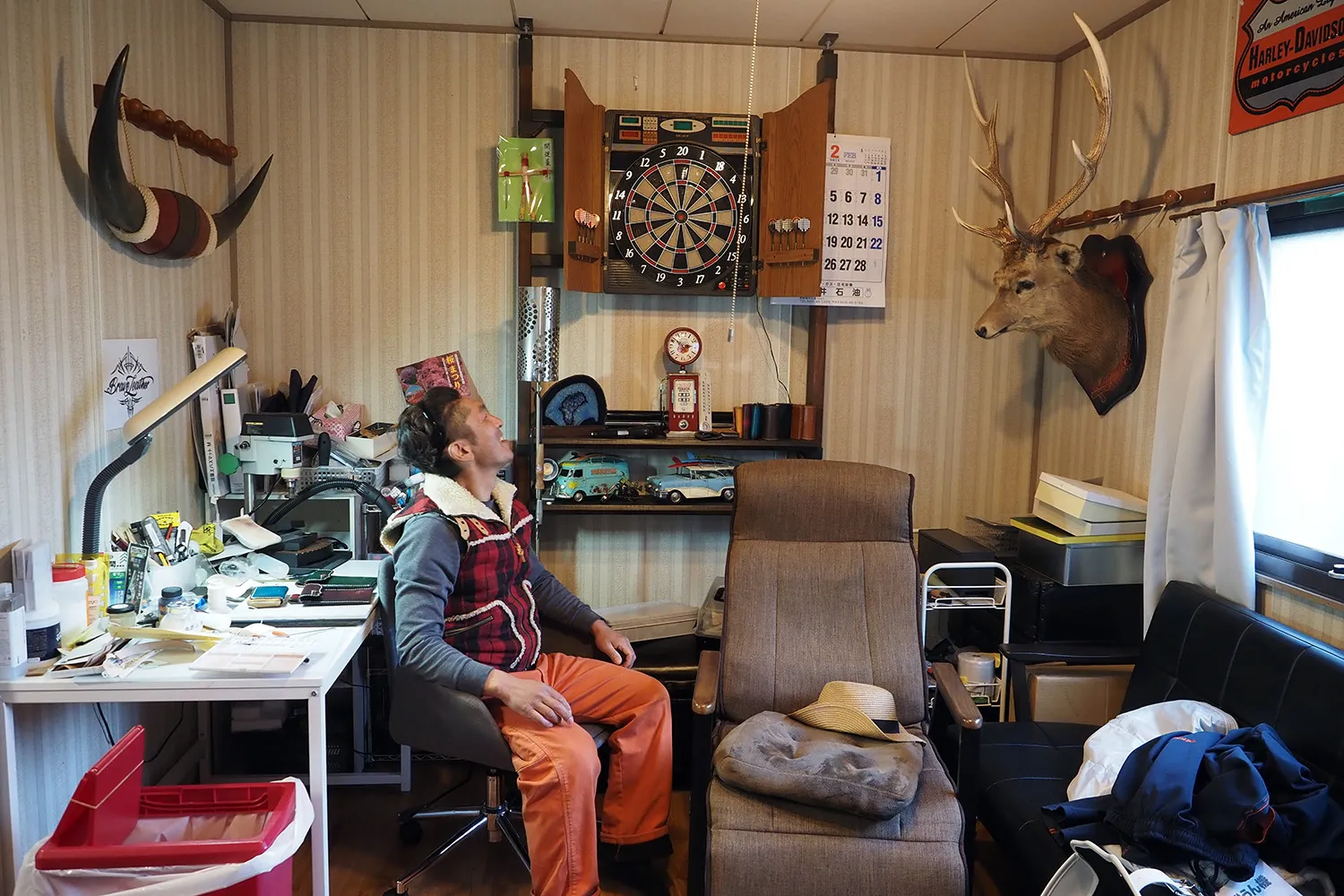 【自分の城で寛ぐゆうきさん】